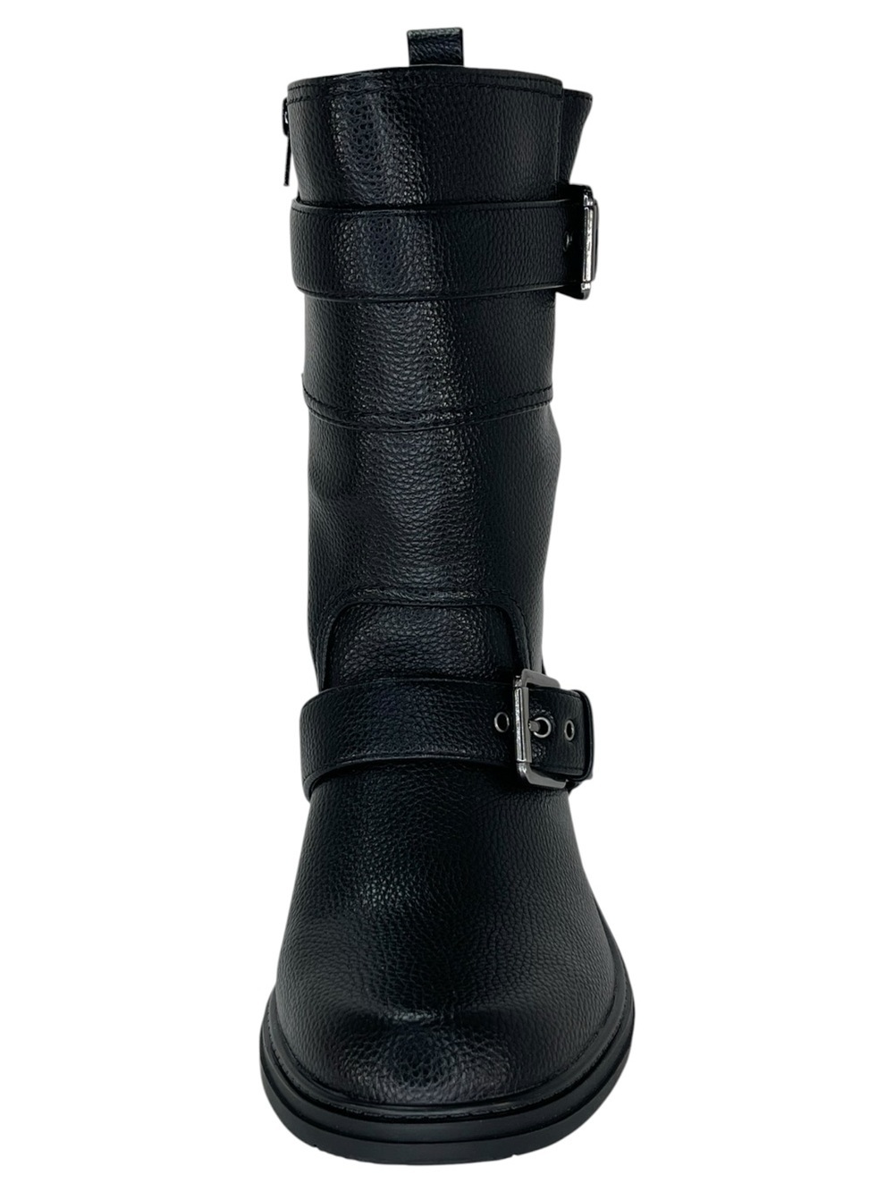 Naturalizer Latoya Black Pebbled Faux Leather Mid Calf Womens Boots Size 8M - Picture 7 of 13